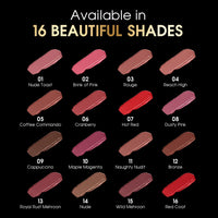 Beauty Berry Bold Babe Non-Transfer Matte Lipstick | Highly Pigmented, Lightweight, Smudge Proof & Waterproof Lipstick | Single Swipe Application, Long Lasting Lipstick for Women (Rouge)
