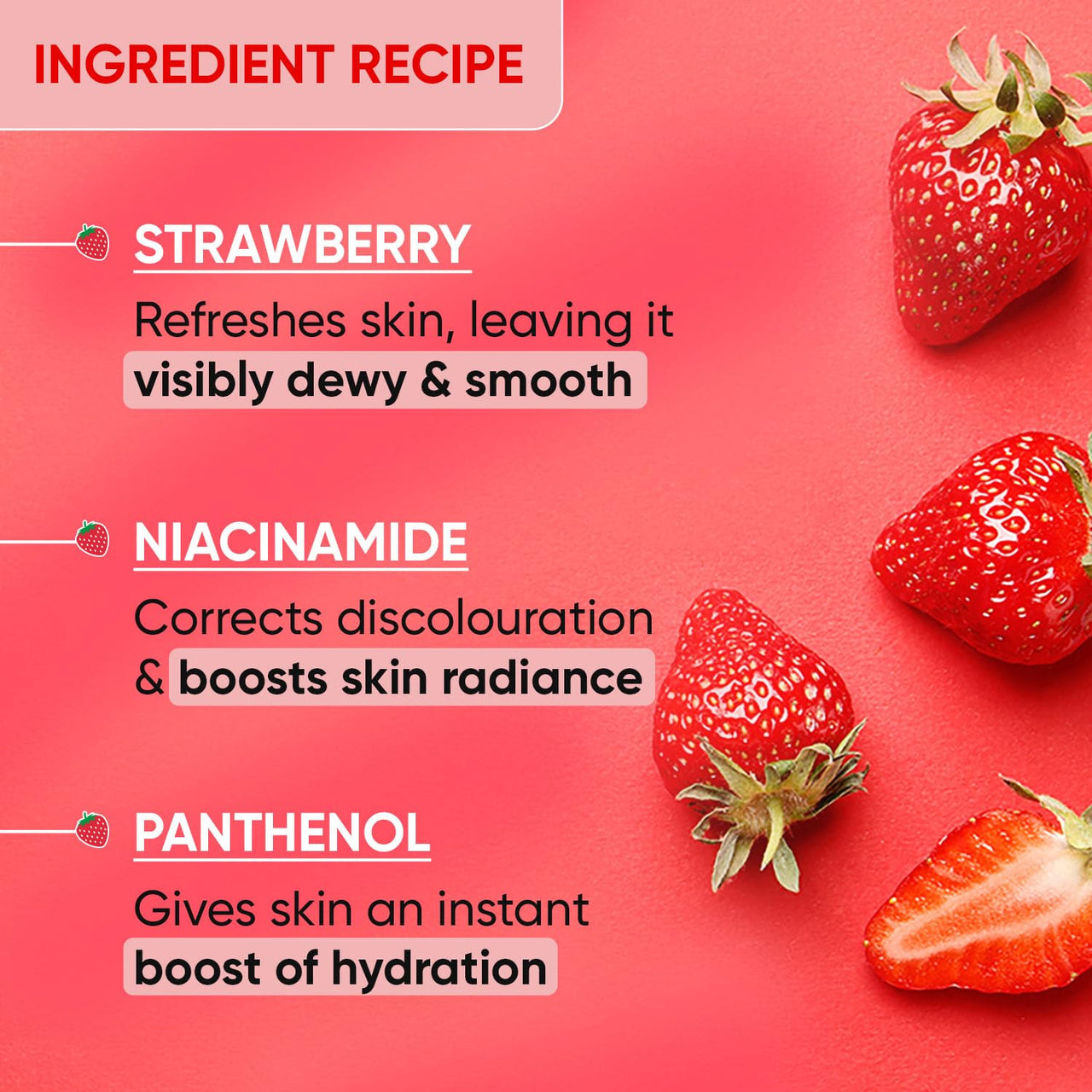 DOT & KEY Strawberry Dew Strobe Cream For Face Skin Radiance Cream | Moisturizer & Highlighter For Face | For Dewy Glazed Instant Glow | Boosts Hydration | For All Skin Types | For Women & Men | 30Ml
