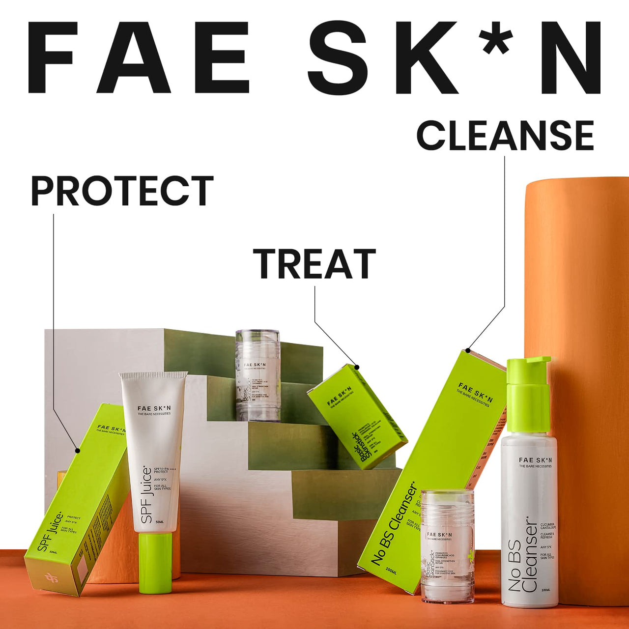 FAE Beauty SPF 50+ PA++++ Lightweight Sunscreen | For Oily, Dry, Combination, Normal & Acne-Prone Skin | Hybrid, Broad-spectrum | UVA & UVB Protection | No White Cast | Fragrance-free | 50ml