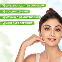 Mamaearth Vitamin C Daily Glow Lumi Cream with Vitamin C & Turmeric for Moisturizing Glow, Moisturizer with Highlighter - 30 g