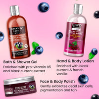 Bryan & Candy Black Currant And French Vanilla Heart Combo Kit Women's Day Gift Set For Women and Men