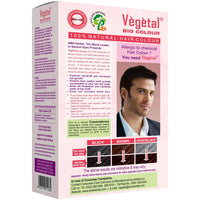 Vegetal Bio Hair Colour - Burgundy | 150g | Achieve Natural, Ammonia-Free Hair Color | PPD-Free, 100% Herbal Certified Organic for Men and Women | UV Protection and Luster Maintenance | Complete Kit