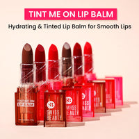 Swiss Beauty Tint Me On Lip Balm | Moisturises lips | Tinted Lip Balm | Shade - Mauve Muffin, 3.5gm