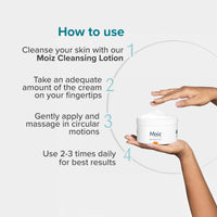 Moiz XL Hydro Boost Face & Body Cream | For Dry to Very Dry Skin | Formulated with 13 Moisturizers | Paraben Free & Cruelty-Free - 500gm