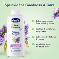 Chicco Gentle Bodywash & Shampoo 500Ml With Chicco Talcum Powder 300G