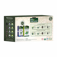 INDUS VALLEY Bio Organic 100% Pure and Natural Indigo Powder and Herbal Henna Powder Combo (100gm Each) fo Hair Colour