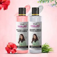 Khadi Mauri Herbal Rosemary & Hibiscus Protein Shampoo & Conditioner | Anti Hairfall Combo, Repairs Damage | Ideal for Men & Women | Pack of 2