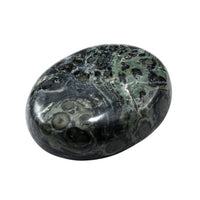 Kambaba Jasper Palm Stone - Hot Massage Worry Stone for Natural Body Chakra Balancing, Reiki Healing and Crystal Grid Kambaba Jasper
