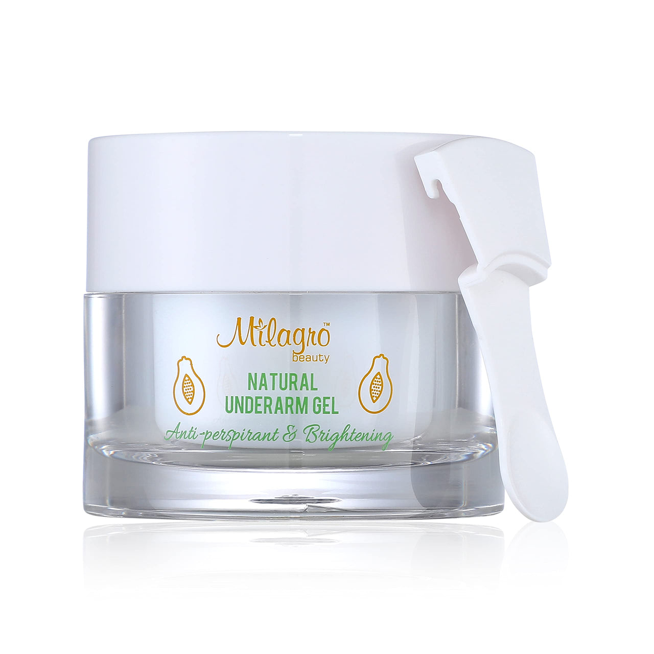 Milagro Beauty Ayurvedic Underarm Gel, Reduces Odour and Pigmentation, Brightening & Whitening Cream, Dark Body Armpits, Neck, Knuckles, Thighs, Elbows, Naturally exfoliates, Safe For Baby knees |Men & Women (50g)