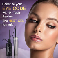 Hilary Rhoda Hi-Tech Eyeliner | Water-Proof & Smudge-Proof | Precision Tip for Women | Long-Lasting Formula | Intense Matte Finish | Quick-Drying Liquid | 5.5 ml