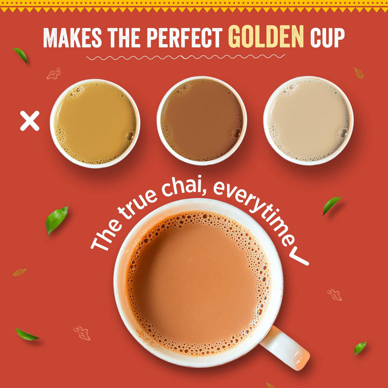 Chaayos Masala Chai Tea Bags - Premium Assam Tea with 100% Natural Ingredients Spices - [25 Tea Bags]
