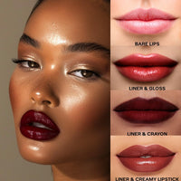 FACES CANADA Ultime Pro Lip Definer - Wine 14, 0.35g | Rich & Creamy Texture | Matte Finish | Fuller & Brighter Lips | Easily Blendable | Highly Pigmented | Waterproof & Smudgeproof