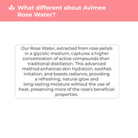 Avimee Herbal Gulabo Premium Rose Water | Skin, Face and Hair Toner | For All Skin Types | 110 ml