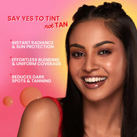 Dot & Key Strawberry Dew Tinted Sunscreen SPF 50+ Pa++++ - 07 Caramel | Protection Against UA/UB | Broad Spectrum, Water & Sweat resistant | For All Skin Types | 50ml