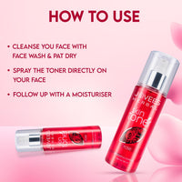 Jovees Herbal Rose Skin Toner For Refreshing Youthful Skin, Tightens Pores, Healthy Glow | Face Mist & Toner For Normal to Dry Skin | Paraben, Alcohol And Chemical Free 100ml