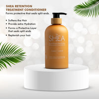 Beauty Garage Shea Retention Treatment Set (Retention Treatment Shampoo 300ml + Retention Treatment Conditioner 300ml + Retention Treatment Hair Oil 50)