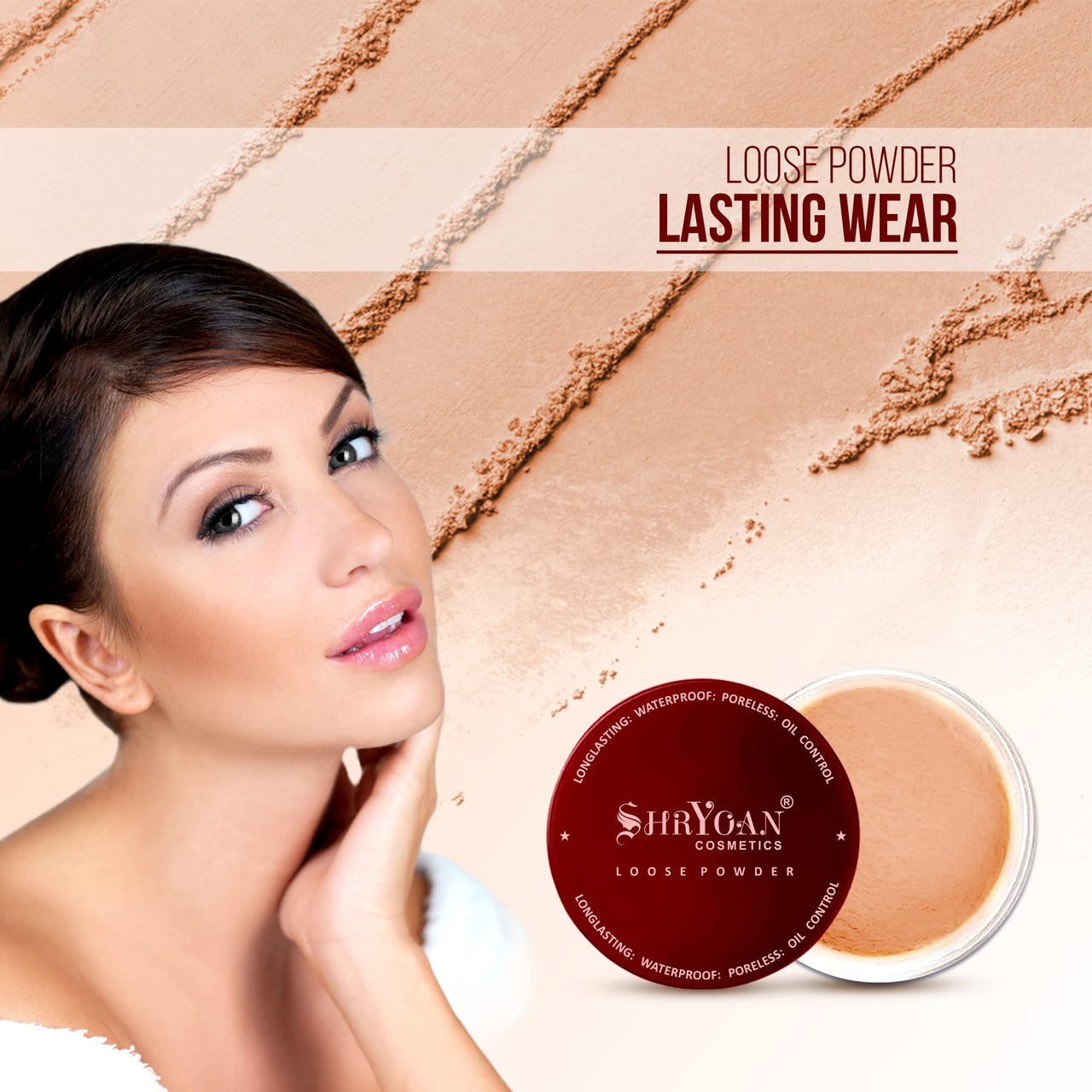 Shryoan Loose Highlighting Complexion Powder| Light Weight With Silky Feel & Easy to Use Suits All Skin Types (10g) (Shade-03)