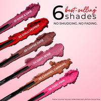Just Herbs Fill & Define Lip Liner with Shea Butter and Coconut Oil Transfer Proof Long Lasting Creamy Matte Finish Lip Liner (Wine & Dine, 0.3g)