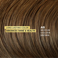 Berina Professional | Permanent Hair Color Cream | 60gm | A05 Medium Golden Brown | Long Lasting Color