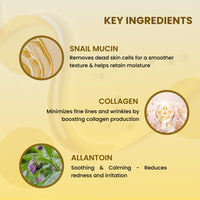 Mirabelle Korea Snail Miin Pure Bubble Cleanser 150ml | Korean Face Wash with Snail Mucin| Hydrating & Repairing | Gentle Foam Cleanser for All Skin Types | Suitable for Men & Women