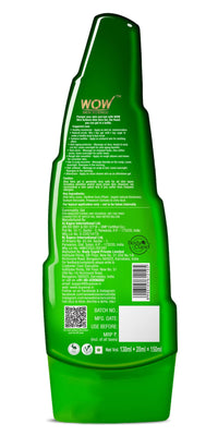 WOW Skin Science 99% Pure Aloe Vera Gel for Face, Skin & Hair - 150ml | Ultimate Gel For Glowing Skin | For Both Men and Women