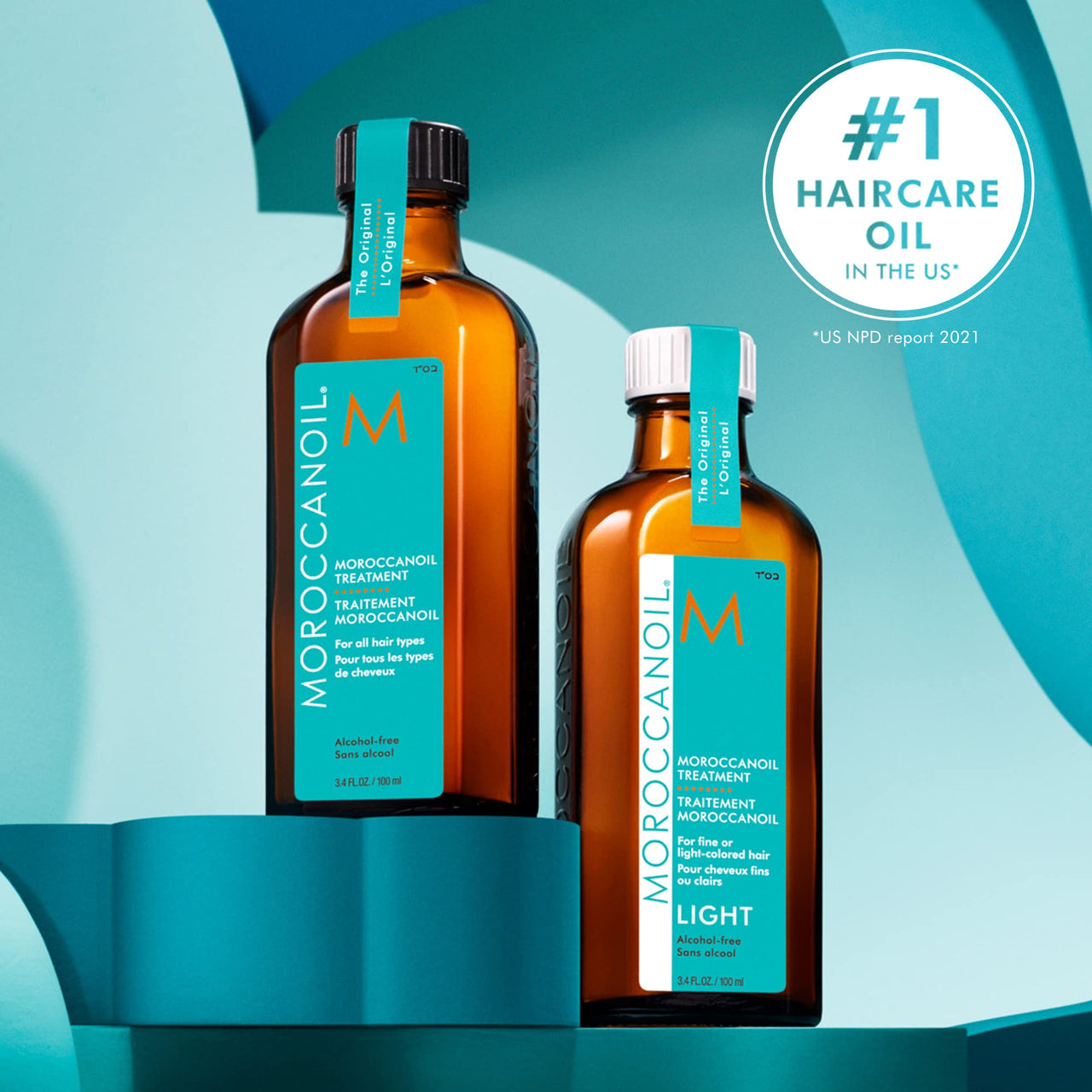 Moroccanoil Hair Treatment Oil Bottle With Green Box, 100ml