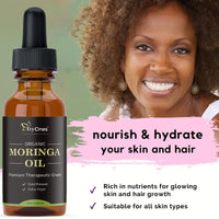 TryOnes Professional Hair Serum for Frizzy Hair||Serum for Women & Men||All Hair Types for Frizz-free, Smooth & Glossy Hair||Moringa Hair Serum_30ML