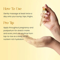Milagro Beauty Ayurvedic Belly Oil | Stretch Marks Treatment | Scar Removal Oil| Pregnancy And Breastfeeding Safe | Sweet Almond Oil+20 Botanical Ingredients | Fresh And Old Scar Healing | 100Ml