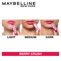 Maybelline New York Colossal Kajal, Black, 0.35g And Maybelline New York Baby Lips Lip Balm, Berry Crush, 4g