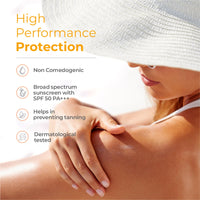Brinton Healthcare UvDoux Face & Body Sunscreen gel with SPF 50 PA+++ in Matte Finish and Oil Free Formula| Water Resistant Sunscreen| Protection against UVA/UVB Rays (100 GM)