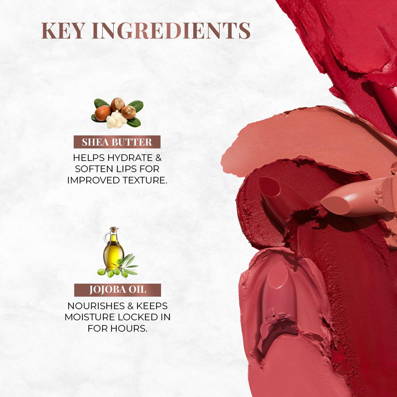 Just Herbs Ultra Matte Bullet Lipstick Nourishing Non Drying and Long Stay Lipsticks for Women 4 g (Sweet Sangria)