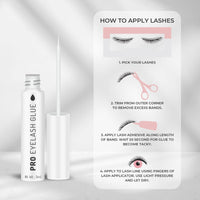 Swiss Beauty Pro Eyelash Glue - White, Eye Makeup, 5Ml