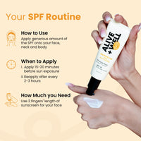 Alive & Well Throwing Shade SPF 50 PA++++ Lightweight Fast Absorbing Sunscreen, Crafted By Dermatologists for UVA/UVB Protection, No White Cast, Non Greasy, All Skin Types - 50ml