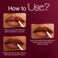 Nourish Mantra Muted Magic Matte Liquid lipstick combo with SPF 15 Set of 4(1.2ml Each) | Mini Lipsticks| nudeshade lip stick | brown lipsticks | Water Proof | Smudge Proof | transfer Proof | Long Lasting| Suits all skin tones