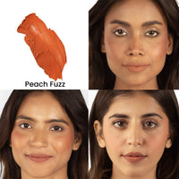 Koe Beauty Marbled Blush | Cream Blush Plus Highlighter | Peach Fuzz | Soft Peach For A Warm Flush | Long Lasting | All Skin Types | 4.6g