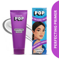 SUGAR POP Perfecting Primer Infused with Vitamin E l Blurs Pores, Wrinkles & Fine Lines | Hydrating, Lightweight & Gel-Based Matte Finish Formula l Face Primer for Women l 25ml