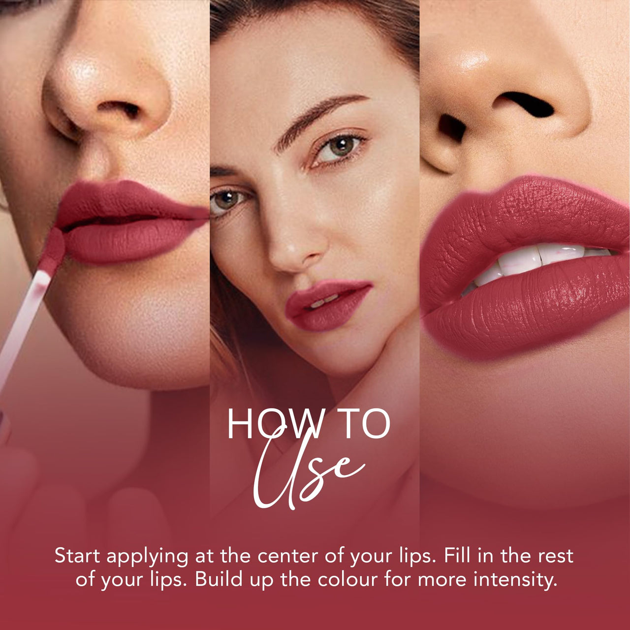 Carlton London Liquid Matte Chuffed Kiss Mocha Me Lipsticks |Enriched with Vitamin E, Avocado Oil | Matte Finish, Non-Sticky and Non-Drying | Upto 12 Hrs- 3ML (Merlot Red)