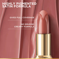 L’Oréal Paris Color Riche Satin Lipstick- 540 Nu Unstoppable, 4.5 gm