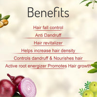 ASTABERRY Onion Hair Oil For Hair Growth 100ml -Anti Revitalizer & Anti Hairfall | Goodness of 21 Herbal Extract & Essentials Oils | Energizes hair roots | Anti-dandruff properties