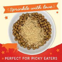 Stella & Chewy's  Freeze-Dried Raw Marie's  Magical Dinner Dust – Protein Rich, Grain Free Dog & Puppy Food Topper – Grass-Fed Beef Recipe – 7 oz Bag