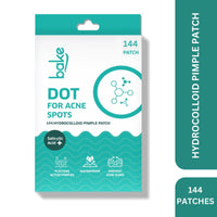 BAKE 2% Salicylic Acid Pimple Patches (144 Dots) for Acne with Hydrocolloid Waterproof Patches | For Red, Pus Filled, Active Acne | For All Skin Types