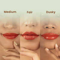 Koe Beauty Double Dip | Cherry Berry & Glaze | Bold Cherry Red Matte Lipstick (2ml) Plus Soft Shimmer Lip Topper (2ml) | Perfect Balance of Color & Shine