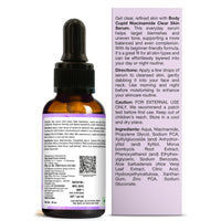 Body Cupid Niacinamide Serum - Niacinamide Balancing B3 Facial Serum for Acne, Tone, Texture - Brightening and Hydrating Skincare for Face | 30 ml | All Skin types