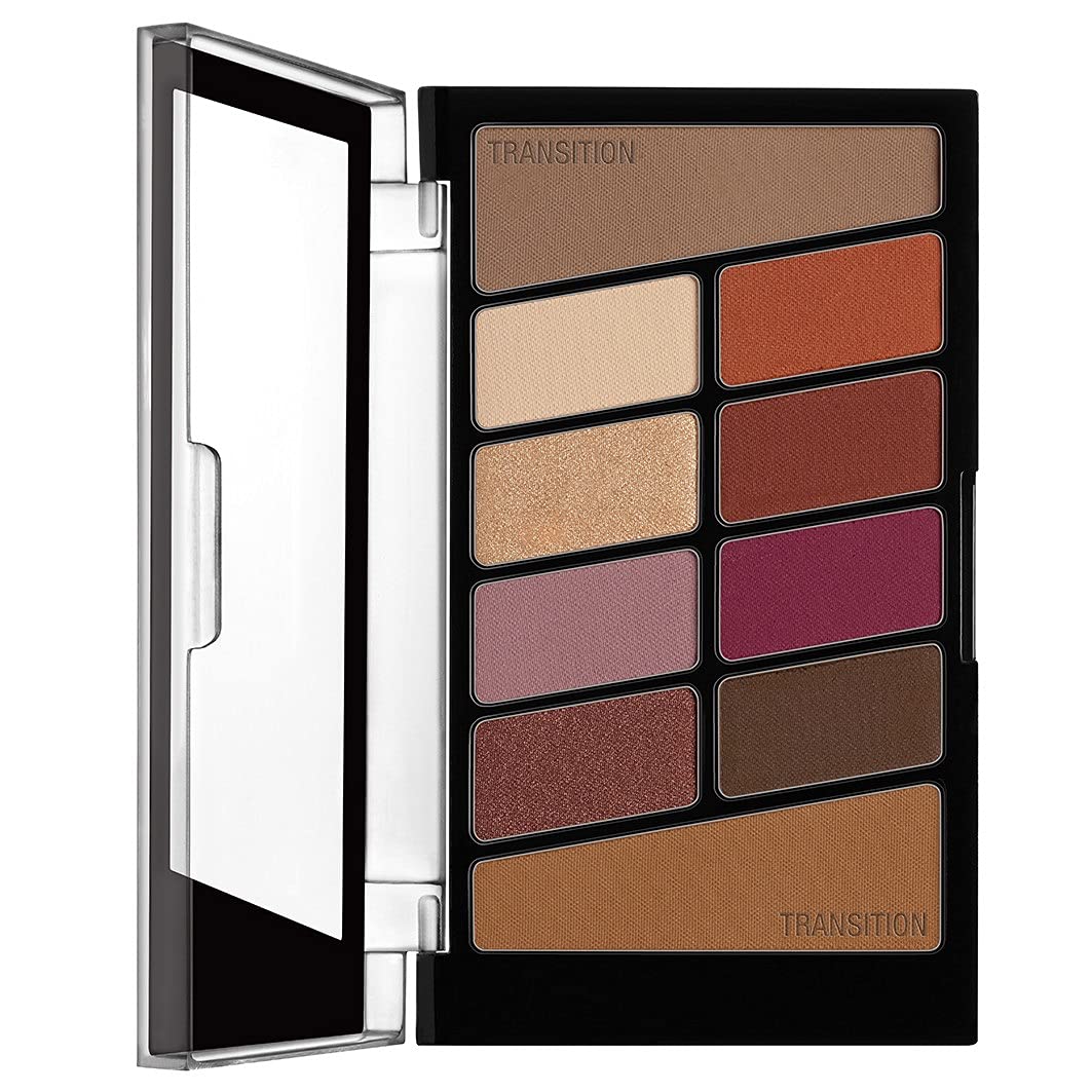 Wet n Wild Color Icon 10 Pan Palette-Petalette Rosé in the air Eyeshadow Palette with 10 Bright & Matte Eyeshadow Colors for the Day to Night, Long-lasting,Easy-to-blend Formula, Rosé in the Air-10g