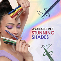 Glam21 Eye Poppers Matte Eyeliner |Smudge Proof and Waterproof Formula | Pen Style Design | Bold & vibrant Shades | High Pigment up to 12 hours | Brownie-0.5gm