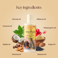 MOHA 5-in-1 Hair Oil 100ml & Anti-Dandruff Oil 100ml Combo
