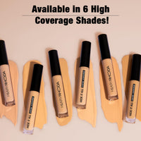 Hilary Rhoda Hide It All Cover Conceal | Conceals Masks, Scars & Dark Circles | High Coverage Concealer | With Shea Butter | Matte Finish | Cruelty-Free & Vegan (Natural - Shade 4, 3.7ml)