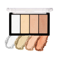 Shryoan Start Dewy Glow Highlighter Powder | Highly Pigmented & Long Lasting Multi-Colored Highlighter Palette | Light Coverage for Natural Finish | Paraben-Free (16.0 gram) (Shade 1)