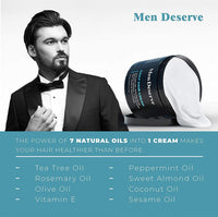 Men Deserve - Combo Pack of Daily Hair Cream & Hair Styling Cream (2x100g) | Non-Greasy Hair Cream for Men With Olive Oil, Coconut Oil, & Keratin for Dry and frizzy hair