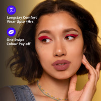 Blue Heaven Get Matte Lipstick | Soft Matte Finish and Lightweight Formula | Intense Pigment | Long-Lasting Lipsticks For Women | 602 | 4GM
